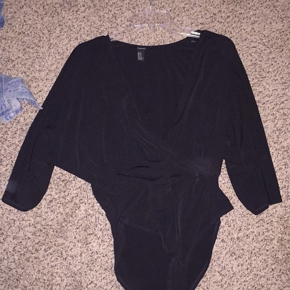Black long sleeve onesie